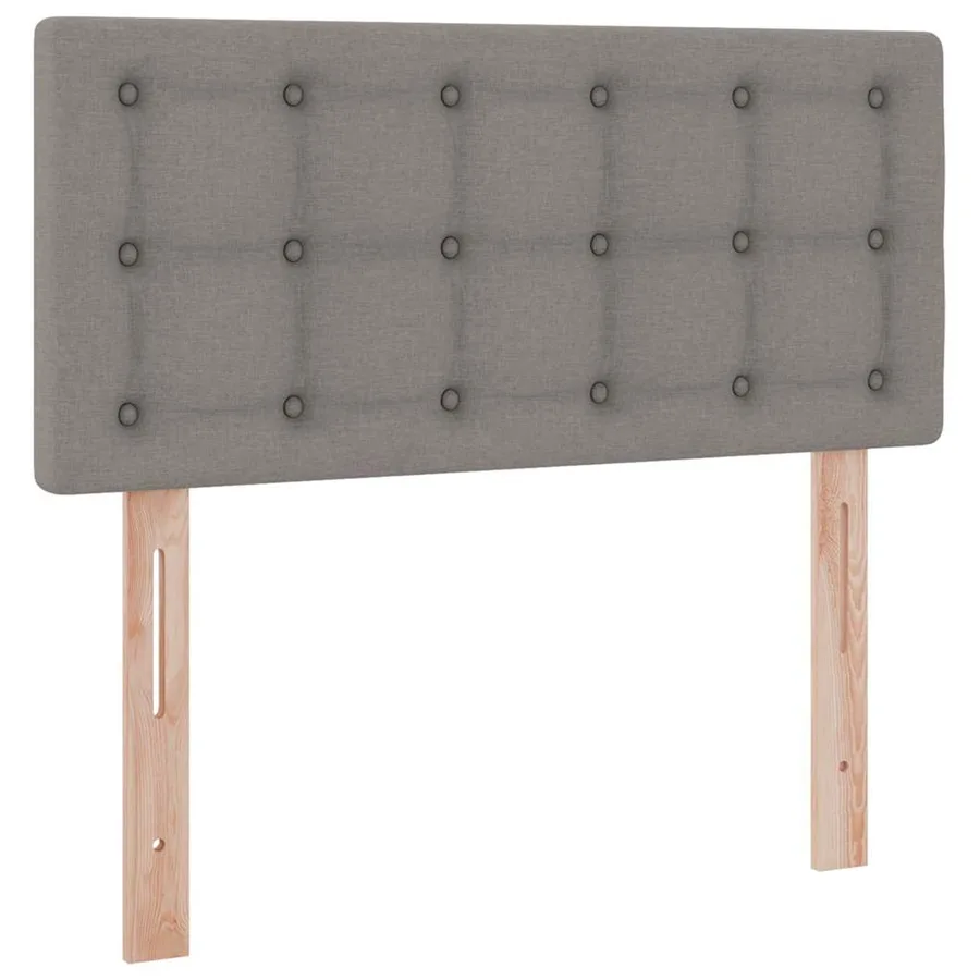 Lit avec rangement et matelas avec matelas Taupe 90 x 200 cm - 9