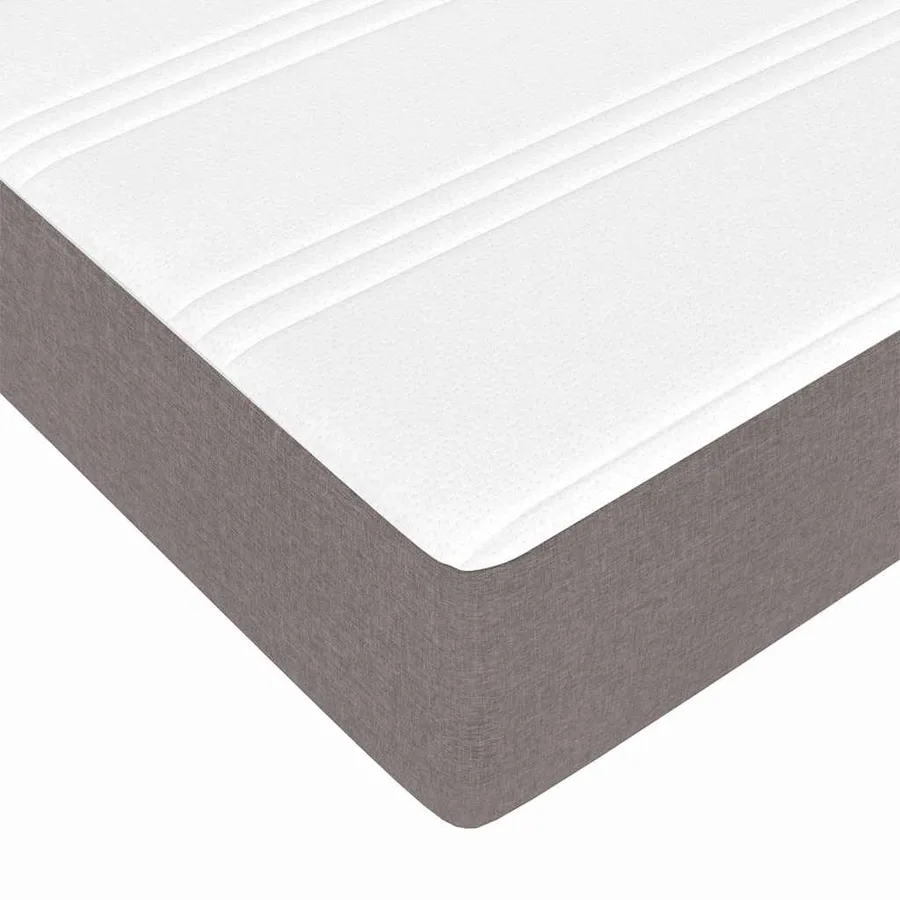 Lit avec rangement et matelas Taupe 90 x 200 cm Polyester - 13