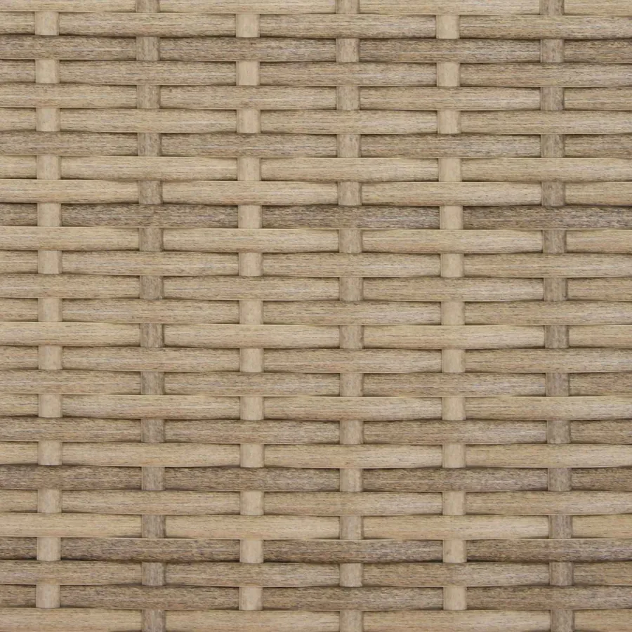 Canapé de jardin 8 pcs Beige et Gris clair polyrotin - 42