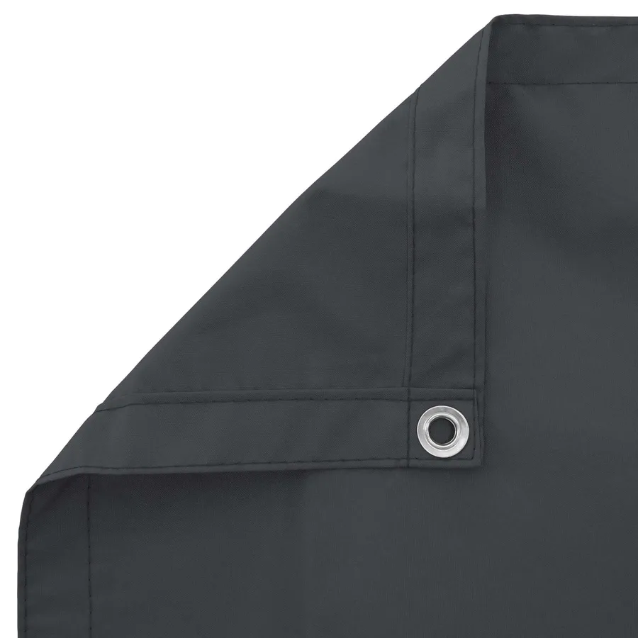 Écran de balcon Noir 120 x 200 cm Oxford alu enduit de PU - 4