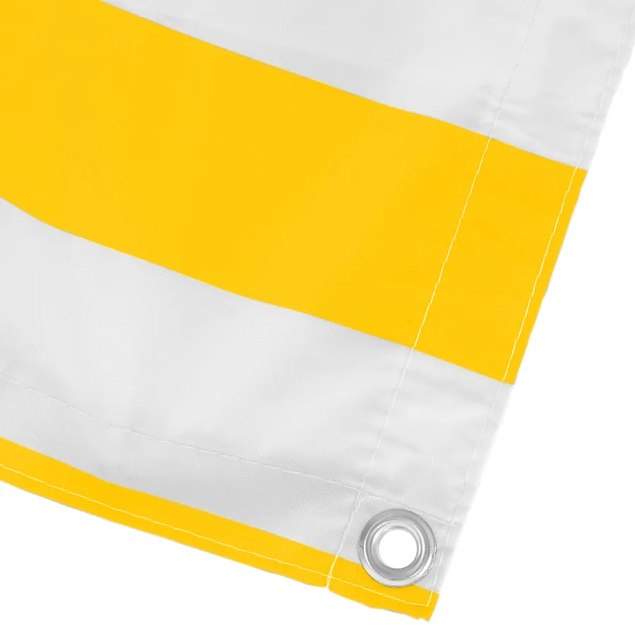 Écran de balcon Jaune et blanc 90 x 200 cm - 4