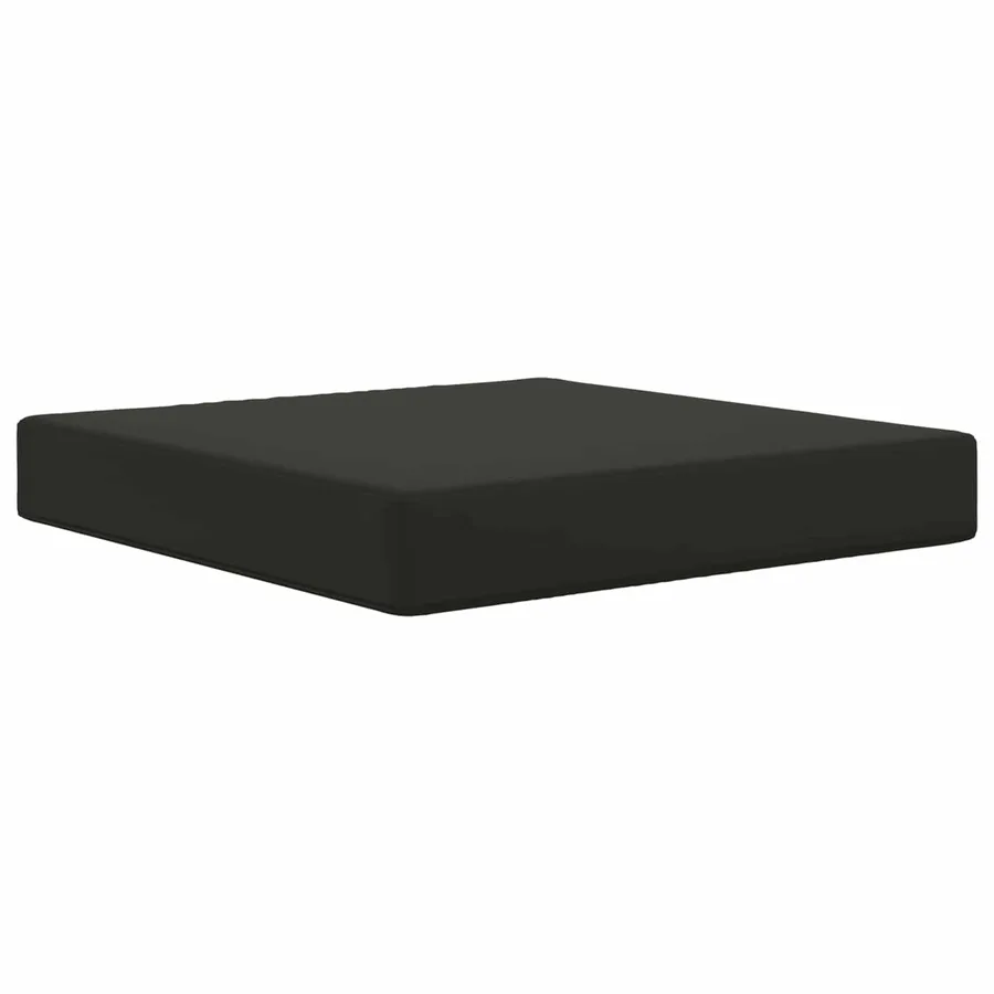 Coussin de canapé d'extérieur 3 pcs Noir Polyester - 4