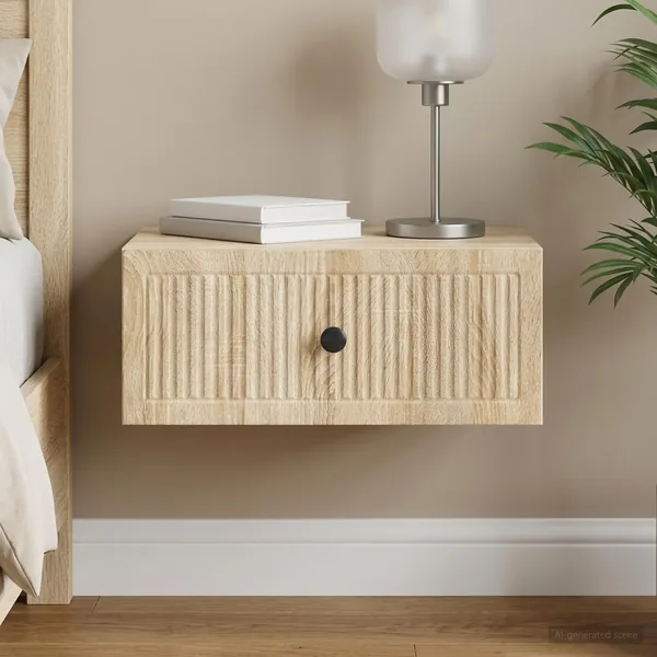 Cabinet de chevet avec tiroir Chêne Sonoma 49 x 34,5 x 20 cm