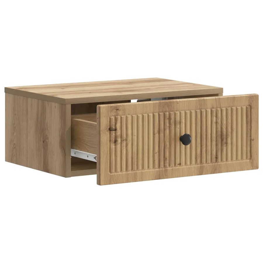 Cabinet de chevet Chêne artisanal 49 x 34,5 x 20 cm - 4