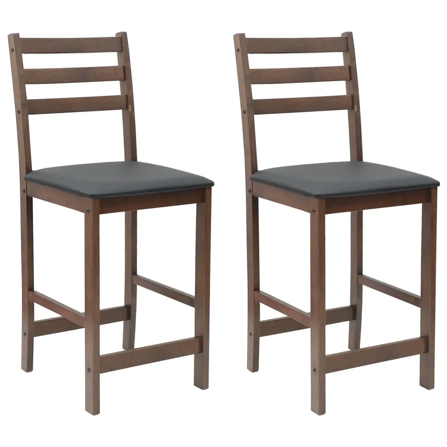 Chaises de salle à manger 2 pcs Marron Clair - 2