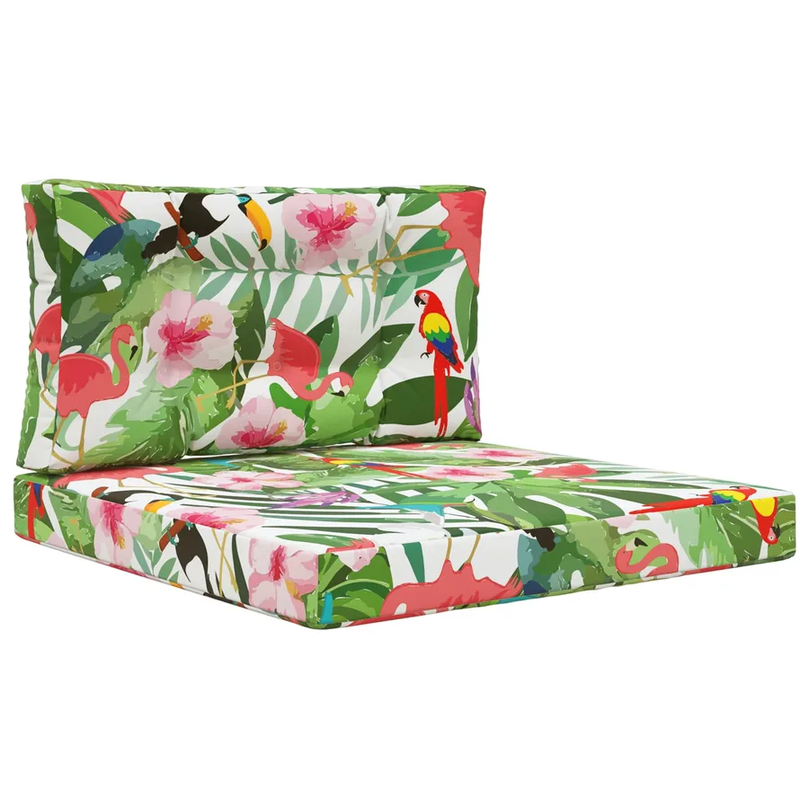 Coussin de canapé d'extérieur 2 pcs coloré Polyester - 2
