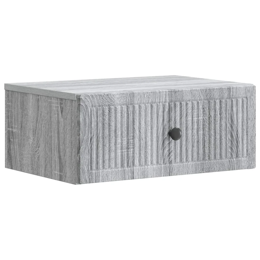 Cabinet de chevet avec tiroir Sonoma gris 49 x 34,5 x 20 cm - 2
