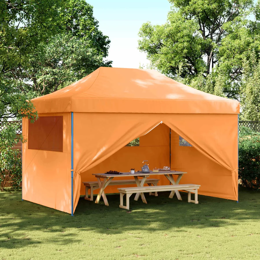 Tente de fête Orange 292 x 440 x 315 cm Tissu Oxford