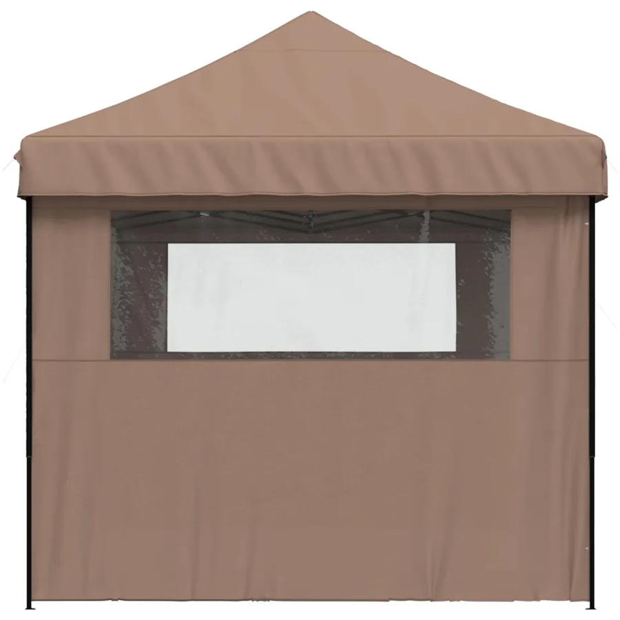 Tente de fête Marron 292 x 580 x 315 cm Tissu Oxford - 5