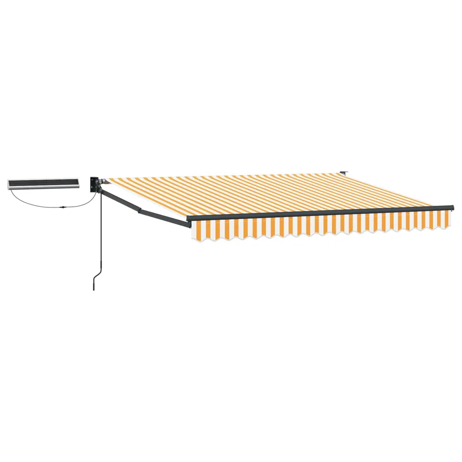 Auvent rétractable électrique Jaune, Blanc, Anthracite 3 x 2 m - 2