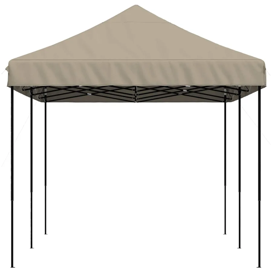 Tente de fête Taupe 292 x 580 x 315 cm Tissu Oxford - 5