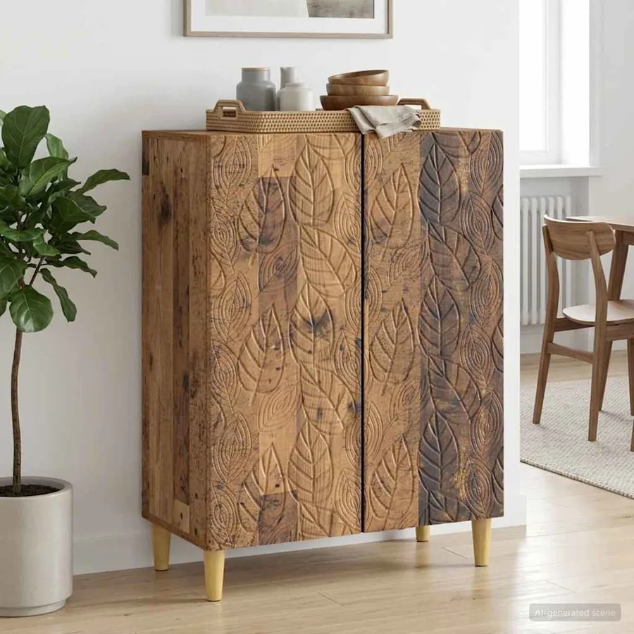 Buffet Bois ancien 66 x 34,5 x 90 cm Bois d'ingénierie