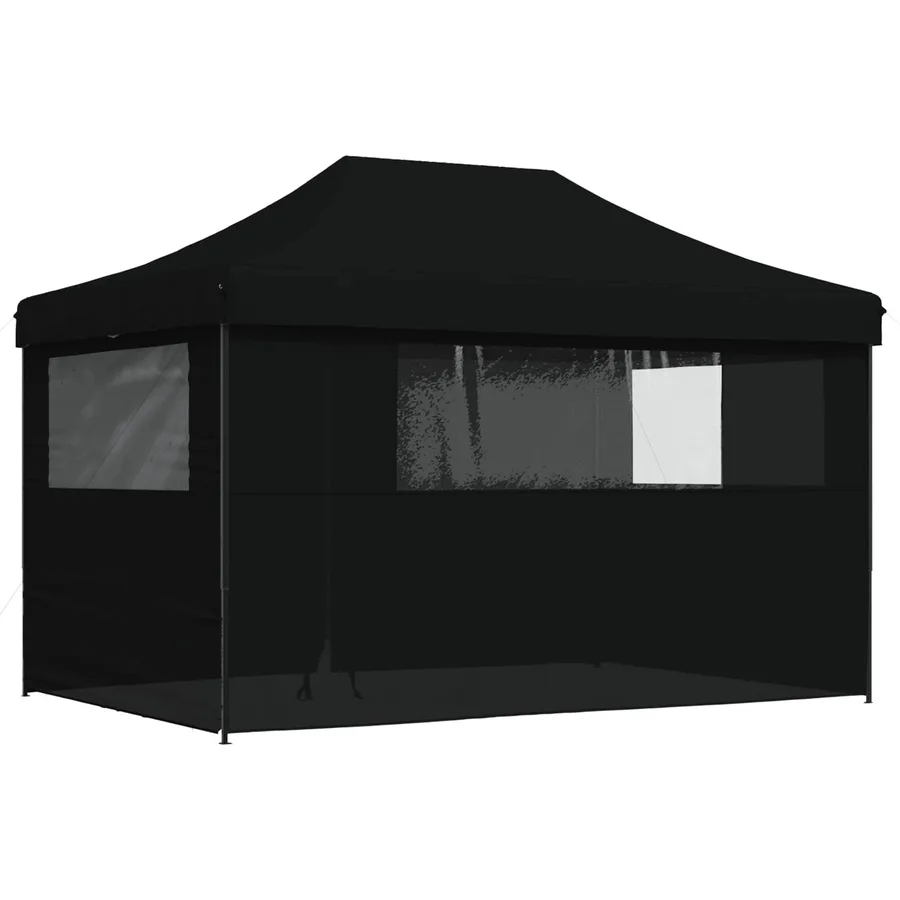 Tente de fête Noir 279 x 410 x 315 cm Tissu Oxford - 7