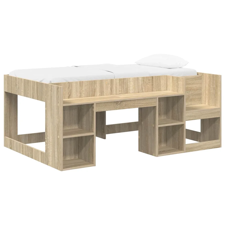 Cadre de lit pour enfants avec rangement Chêne Sonoma - 2