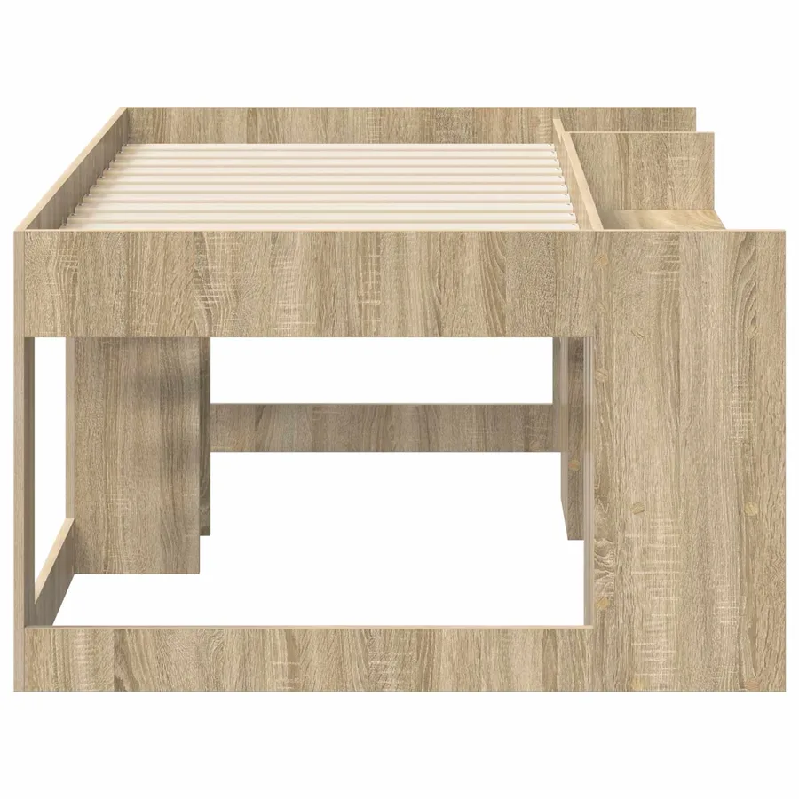 Cadre de lit pour enfants avec rangement Chêne Sonoma - 4