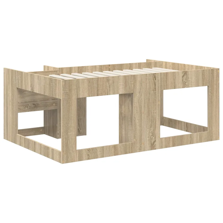 Cadre de lit pour enfants avec rangement Chêne Sonoma - 5