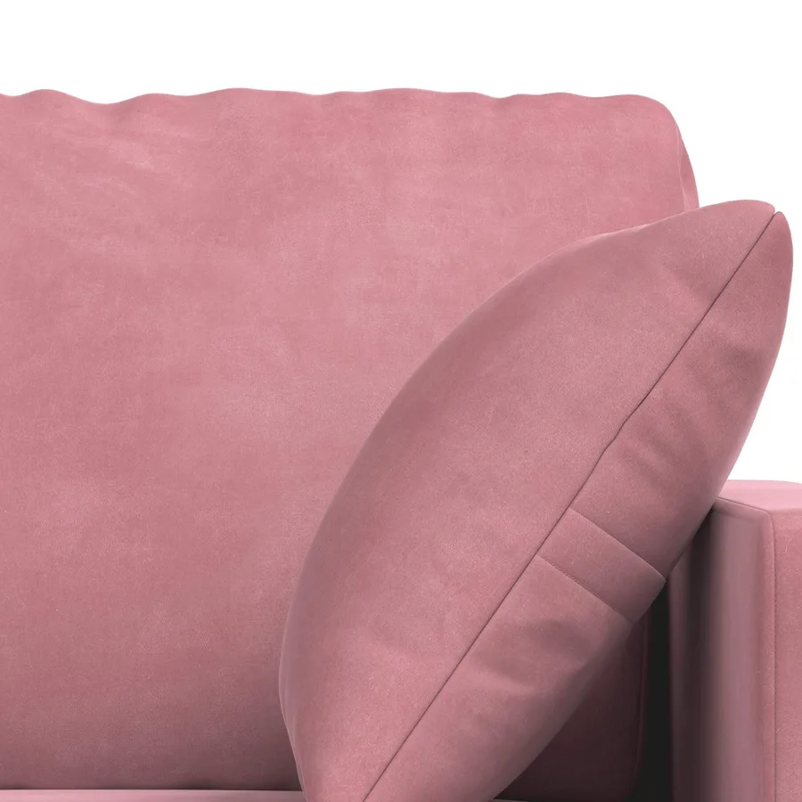 Ensemble de Canapés 2 pcs Rose 228 x 78 x 80 cm Velours - 6