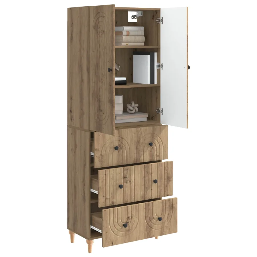 Ensemble de Meubles 2 pc Bois d'ingénierie - 3