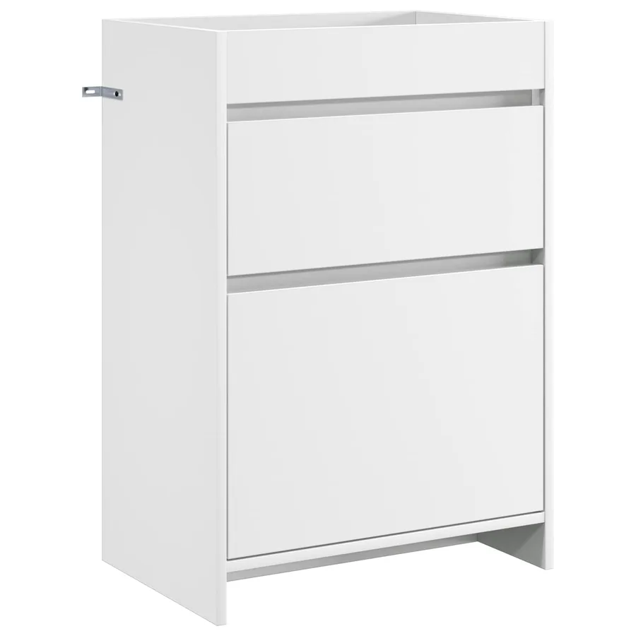 Meuble sous lavabo de salle de bain Blanc 56 x 37,5 x 81 cm - 2