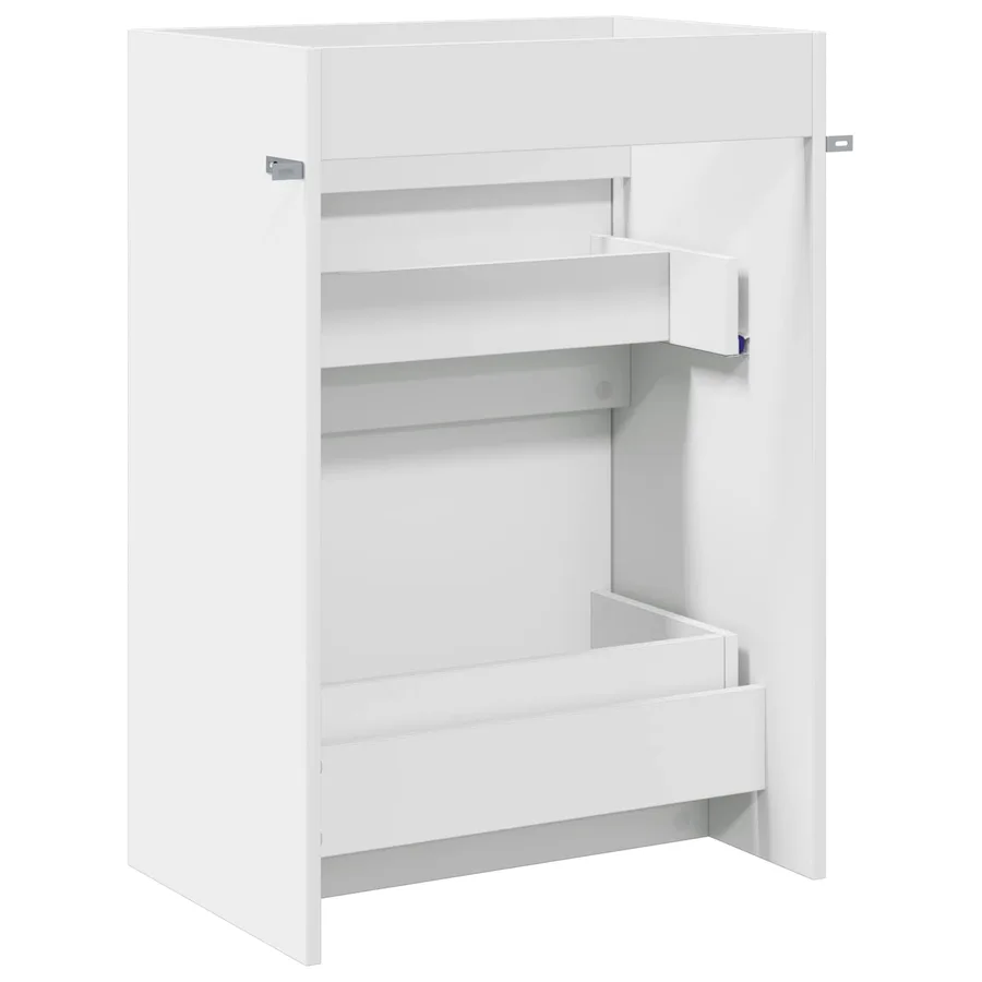 Meuble sous lavabo de salle de bain Blanc 56 x 37,5 x 81 cm - 6