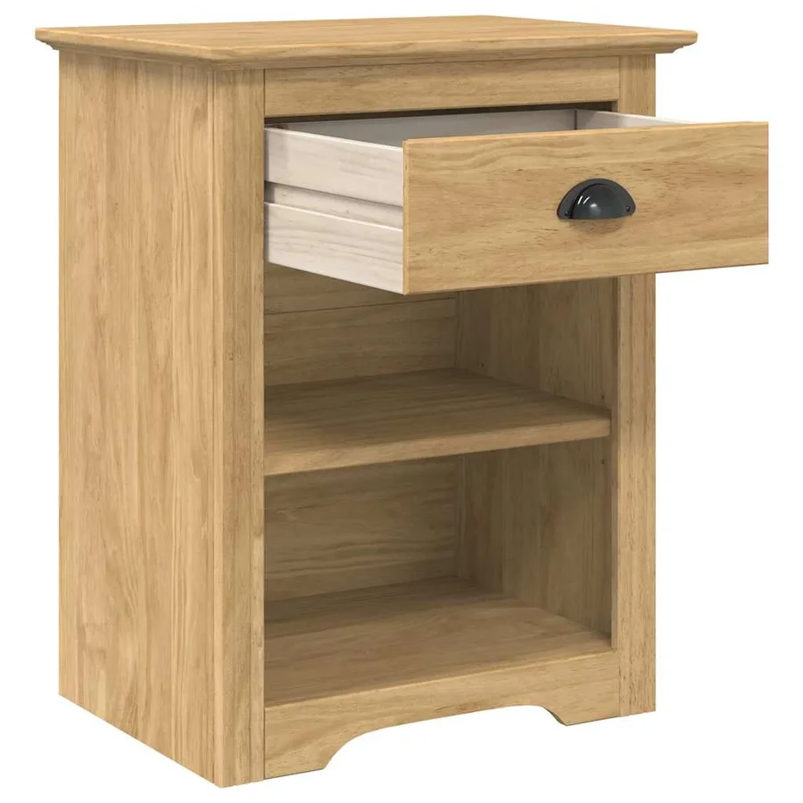 Cabinet de chevet BODO Marron miel 53 x 38,5 x 67 cm - 3