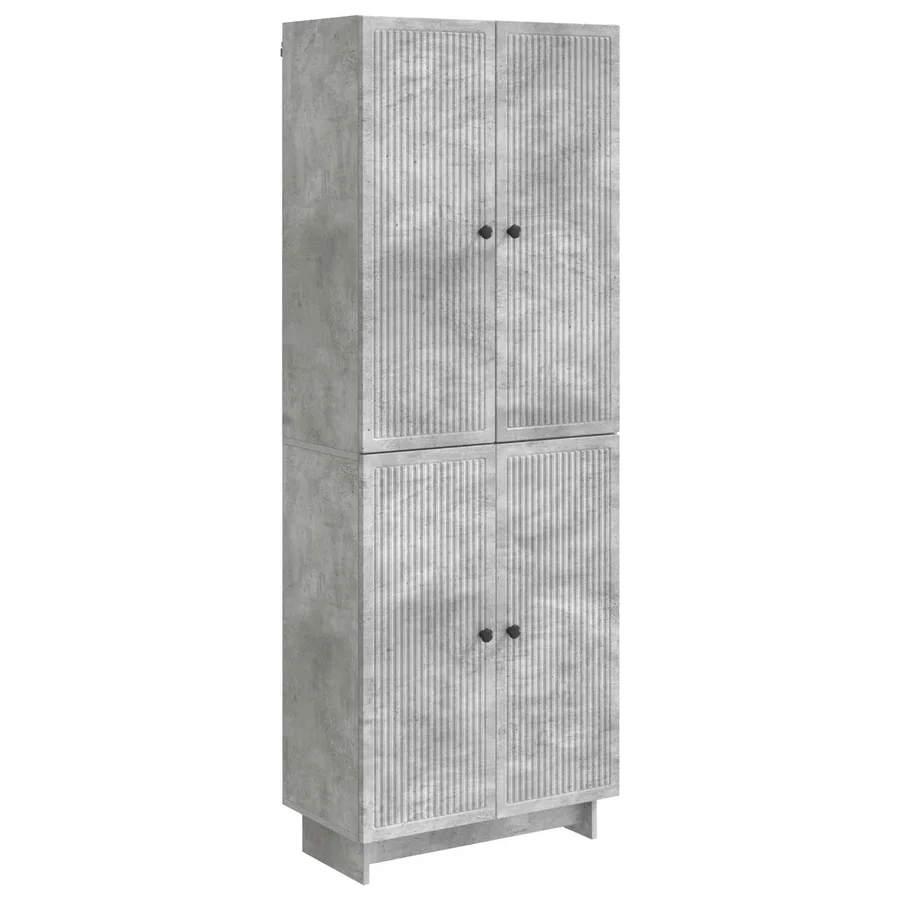 Ensemble de Meubles 2 pcs Gris béton 66 x 34,5 x 90 cm - 2
