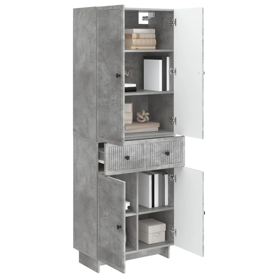 Ensemble de Meubles 2 pcs 66 x 34,5 x 90 cm Bois d'ingénierie - 3