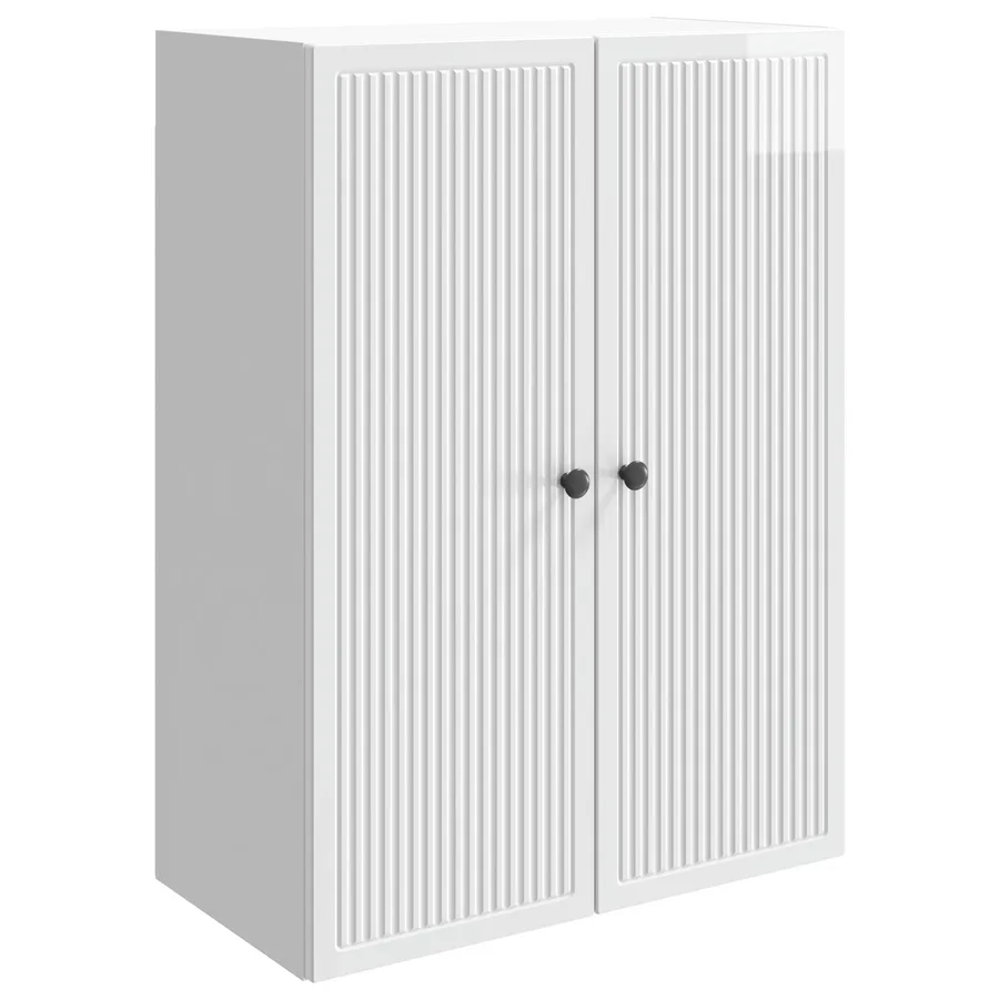 Armoire Murale Blanc brillant 66 x 34,5 x 90 cm - 2