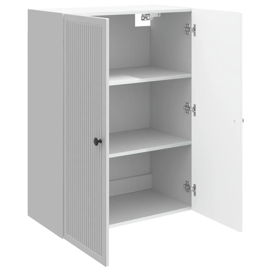 Armoire Murale Blanc brillant 66 x 34,5 x 90 cm - 3
