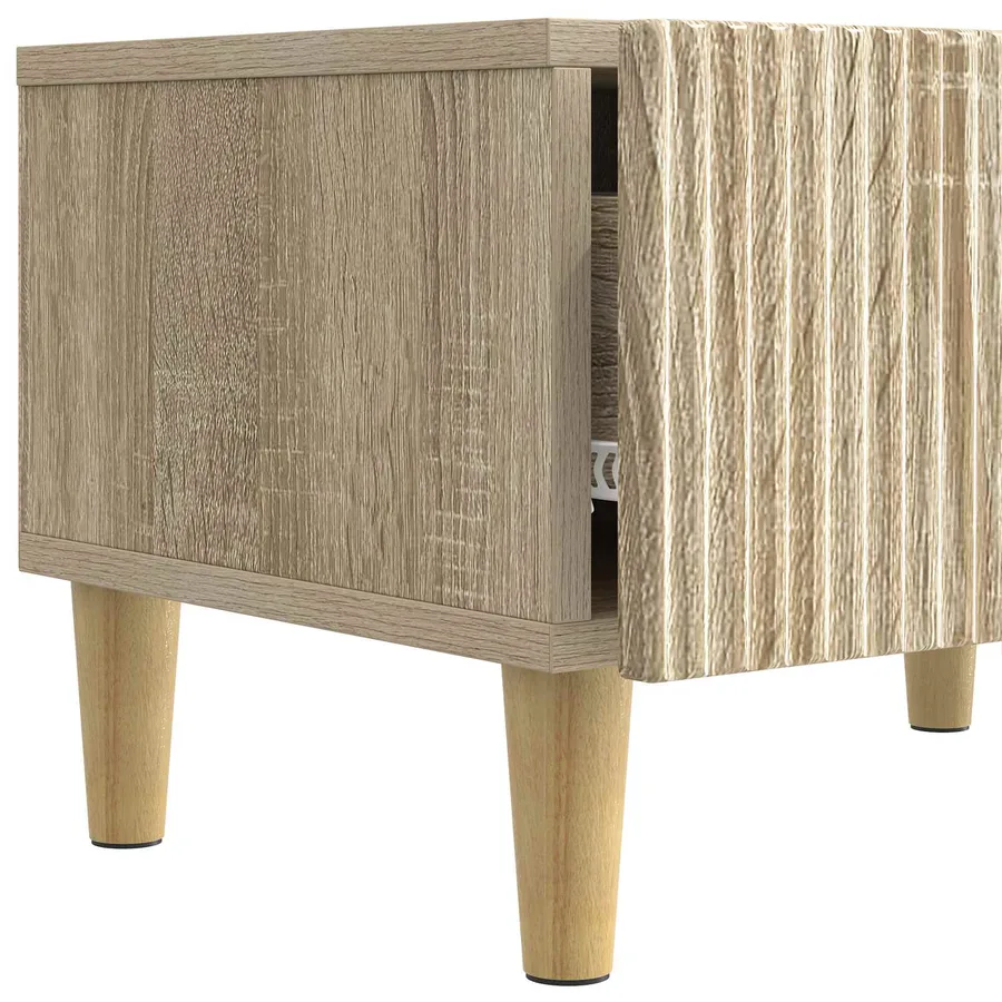 Meuble TV Chêne Sonoma 147 x 34,5 x 30 cm Bois d'ingénierie - 9