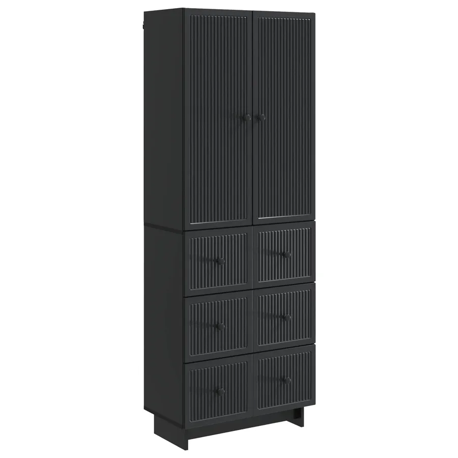 Ensemble de Meubles 2 pcs 66 x 34,5 x 90 cm Bois d'ingénierie - 2