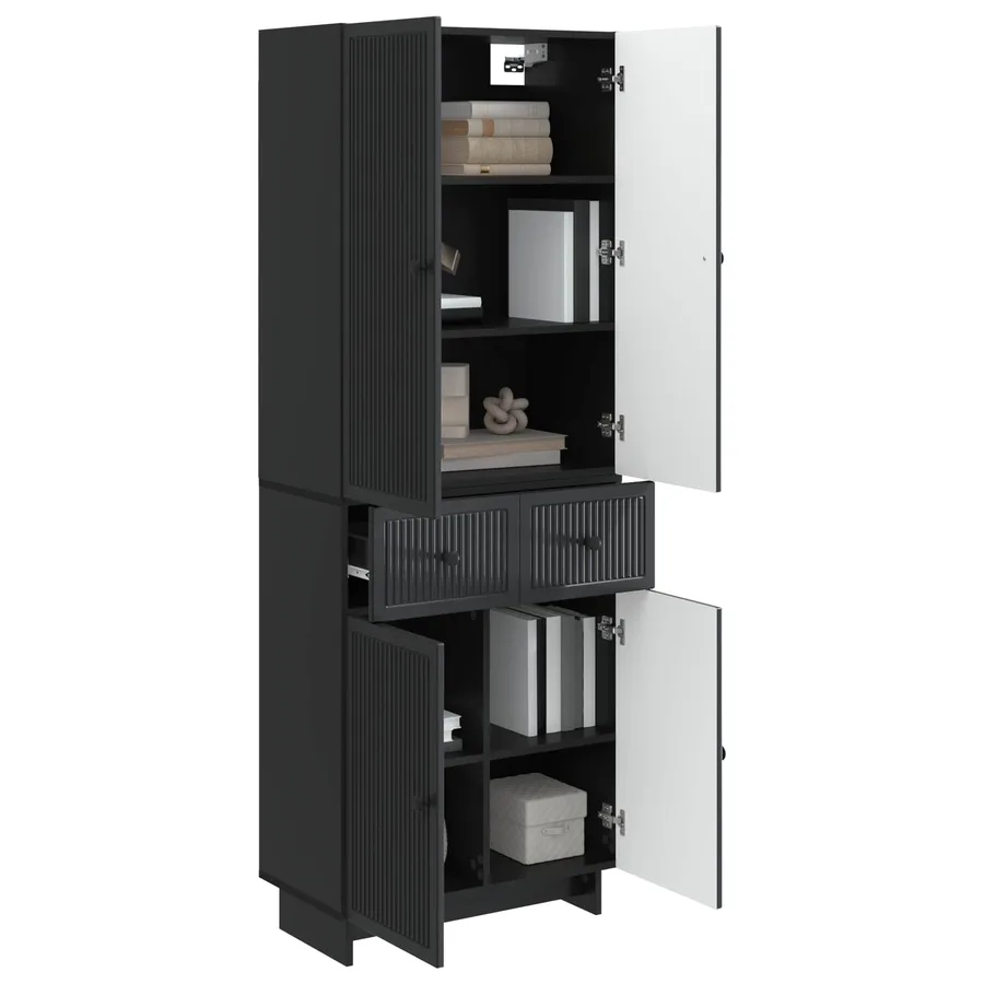 Ensemble de Meubles 2 pcs 66 x 34,5 x 90 cm Bois d'ingénierie - 3