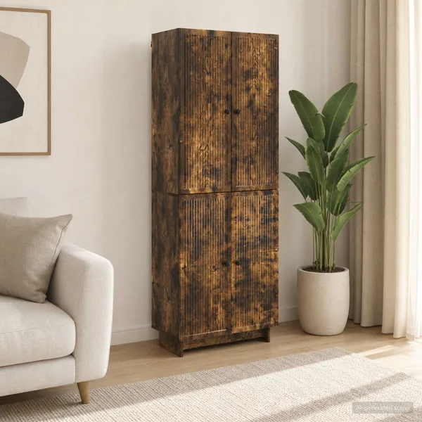 Ensemble de Meubles 2 pcs Chêne fumé 66 x 34,5 x 90 cm