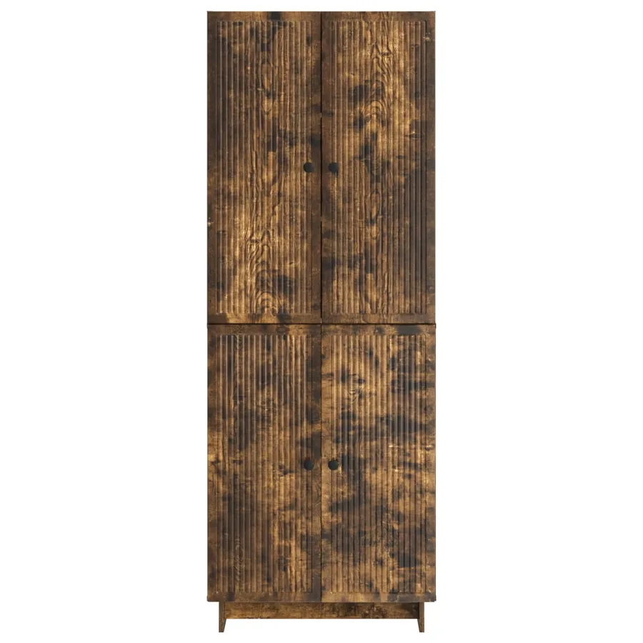 Ensemble de Meubles 2 pcs Chêne fumé 66 x 34,5 x 90 cm - 5
