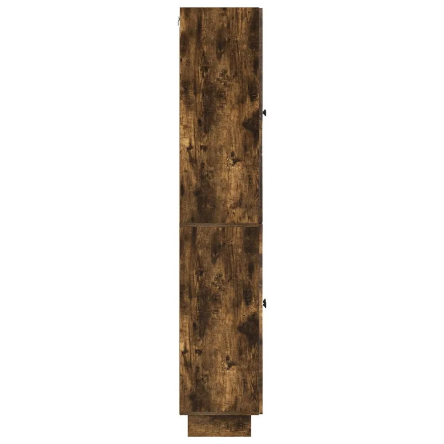 Ensemble de Meubles 2 pcs Chêne fumé 66 x 34,5 x 90 cm - 6