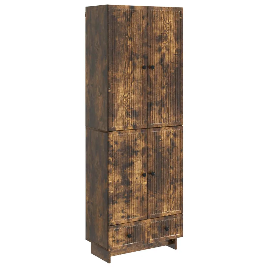 Ensemble de Meubles 2 pcs Chêne fumé 66 x 34,5 x 95 cm - 2
