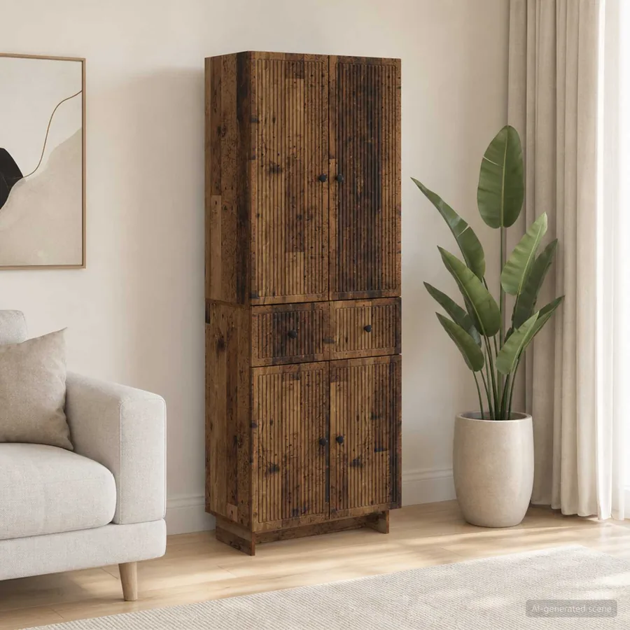 Ensemble de Meubles 2 pcs 66 x 34,5 x 90 cm Bois d'ingénierie