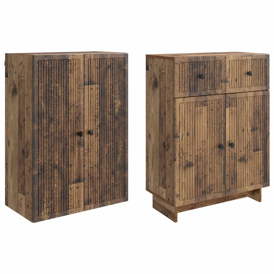 Ensemble de Meubles 2 pcs 66 x 34,5 x 90 cm Bois d'ingénierie - 4