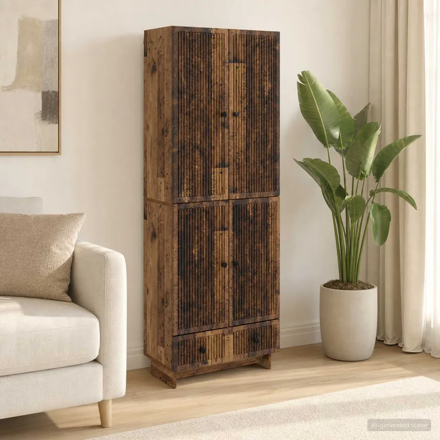 Ensemble de Meubles 2 pcs Bois ancien 66 x 34,5 x 95 cm
