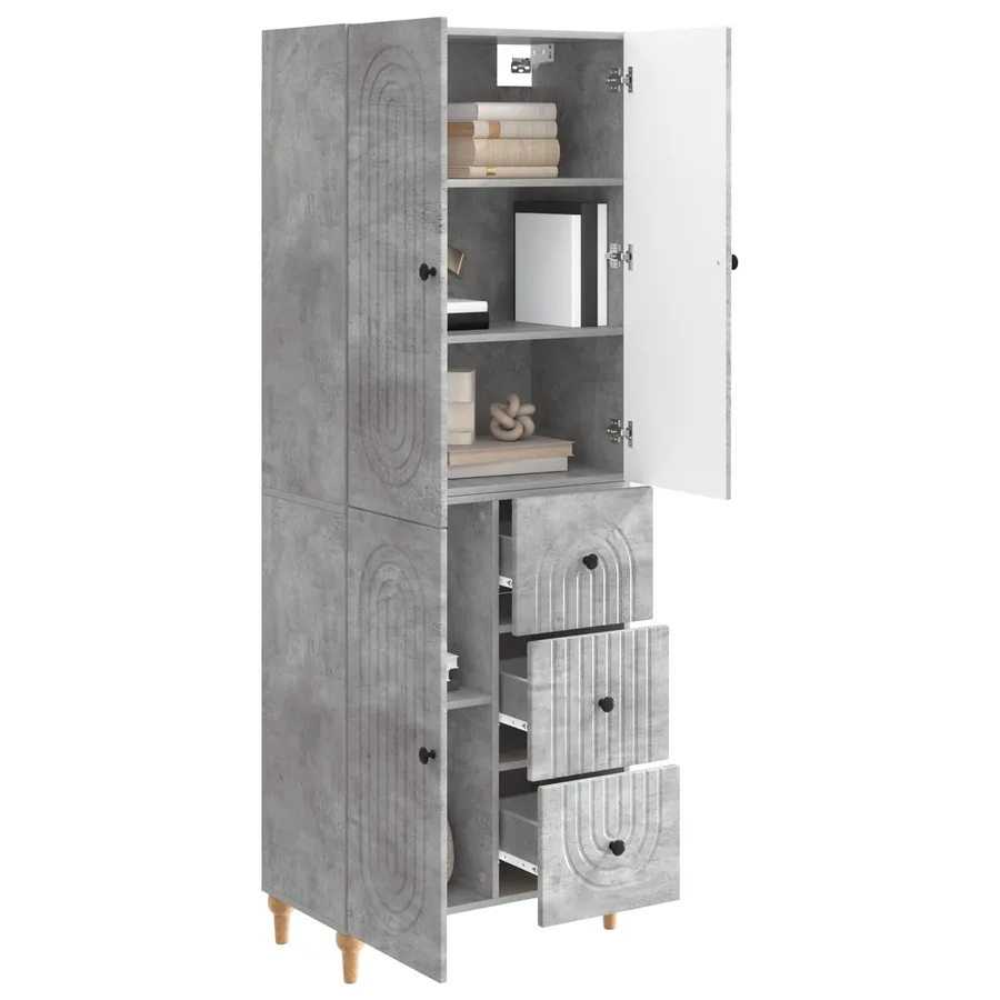 Ensemble de Meubles 2 pcs 66 x 34,5 x 90 cm Bois d'ingénierie - 3
