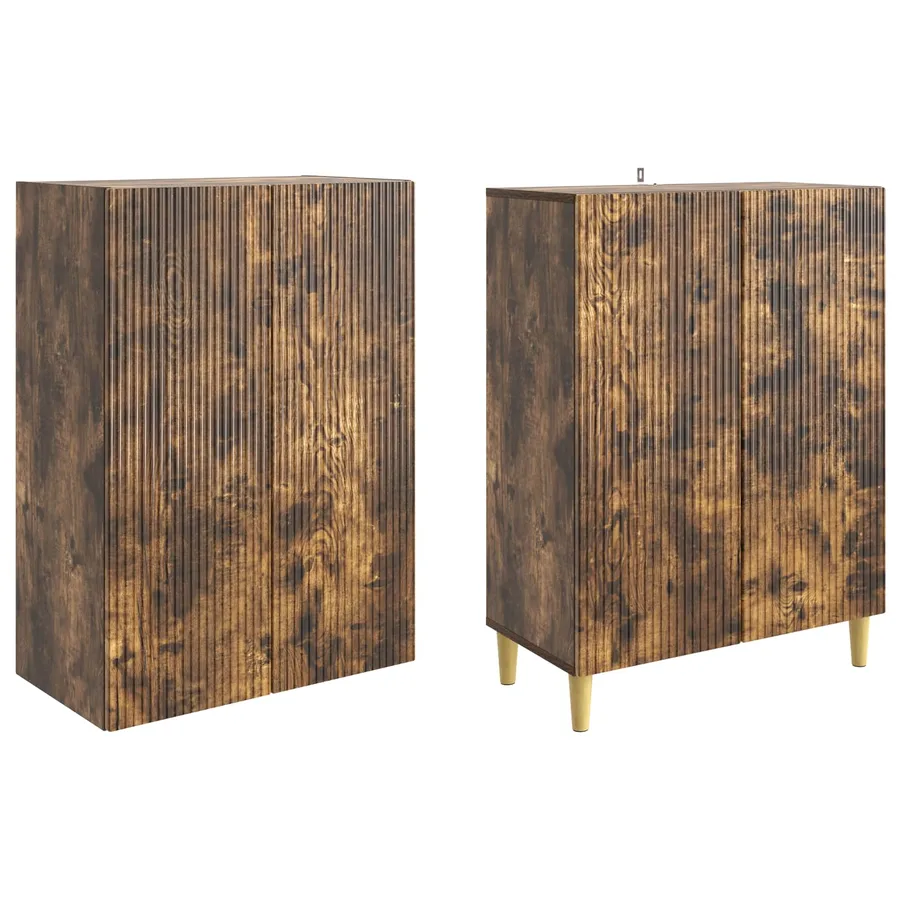 Ensemble de Meubles 2 pcs 66 x 34,5 x 90 cm Bois d'ingénierie - 4