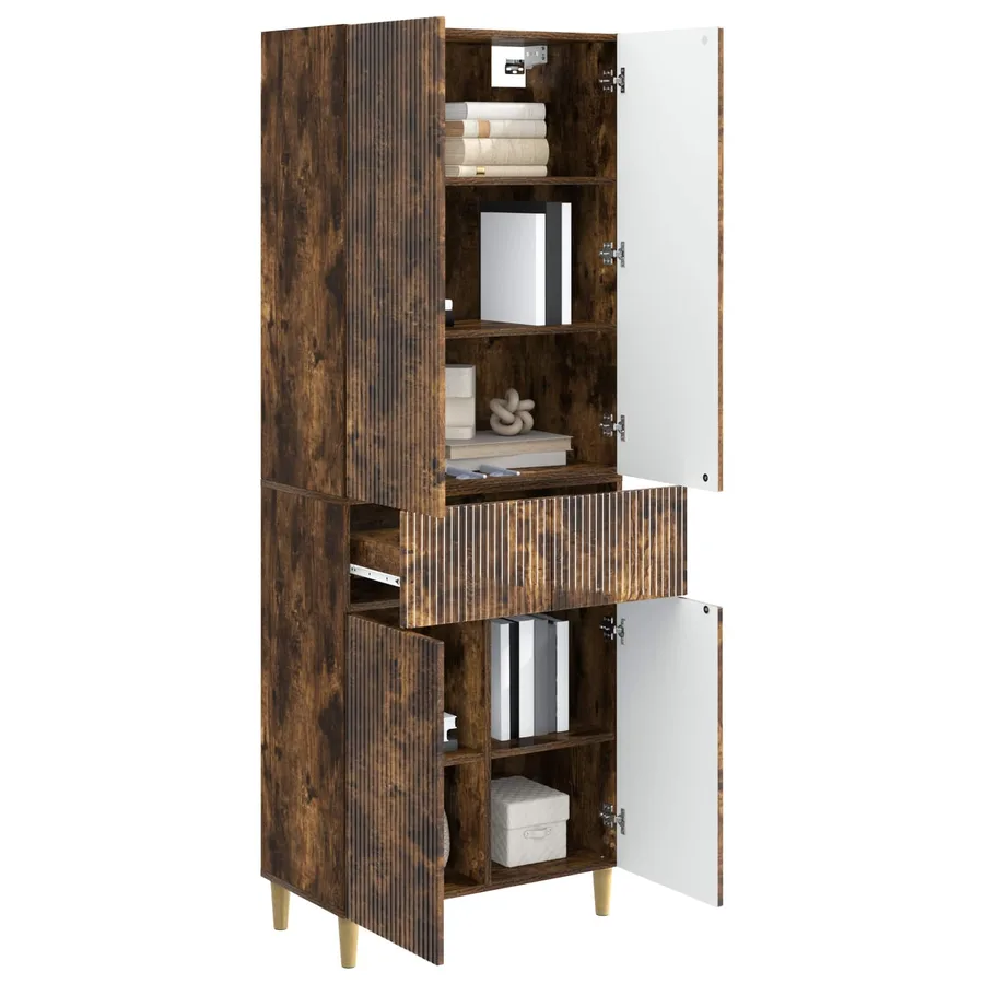 Ensemble de Meubles 2 pcs 66 x 34,5 x 90 cm Bois d'ingénierie - 3