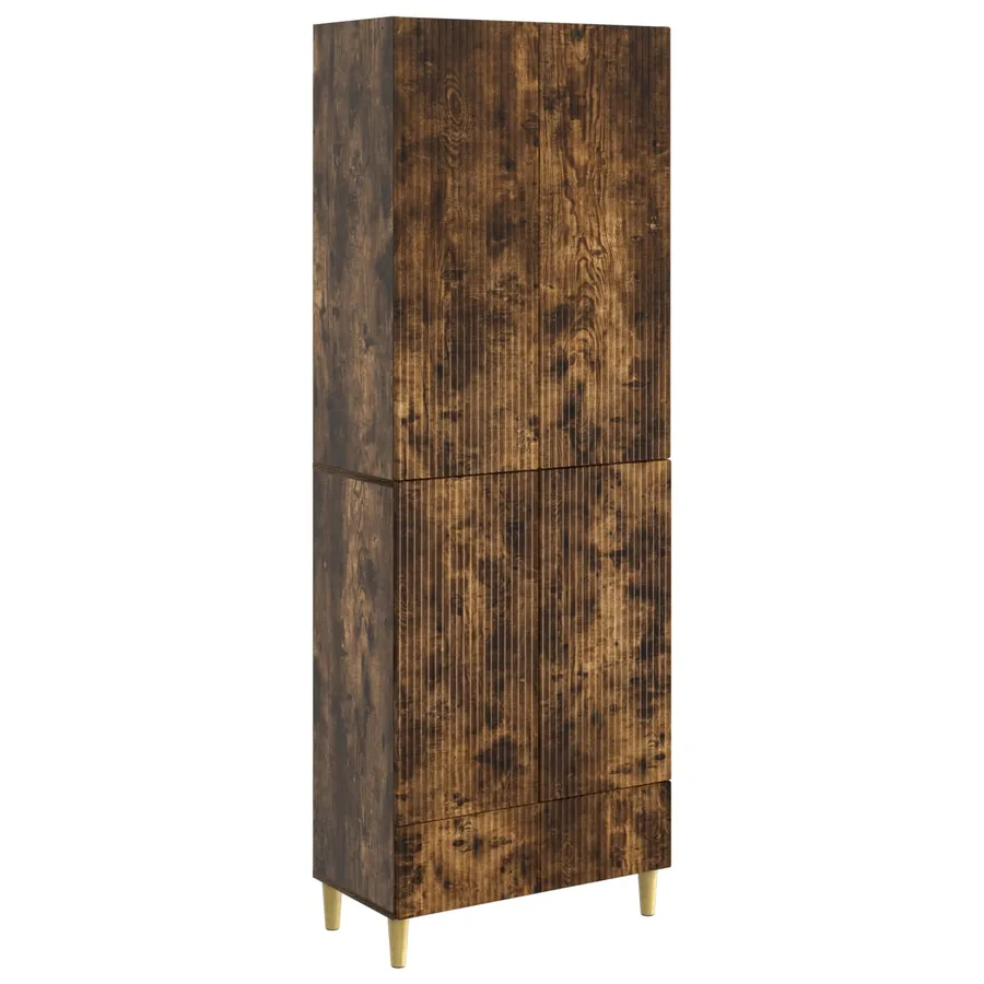 Ensemble de Meubles 2 pcs Chêne fumé 66 x 34,5 x 95 cm - 2
