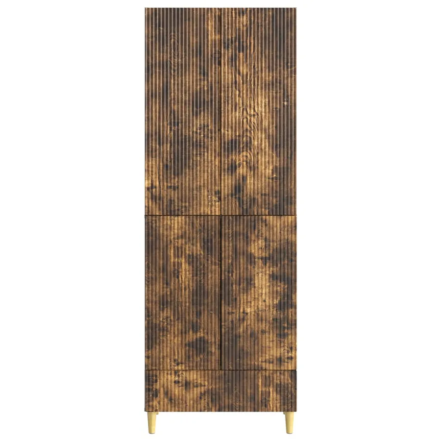 Ensemble de Meubles 2 pcs Chêne fumé 66 x 34,5 x 95 cm - 5