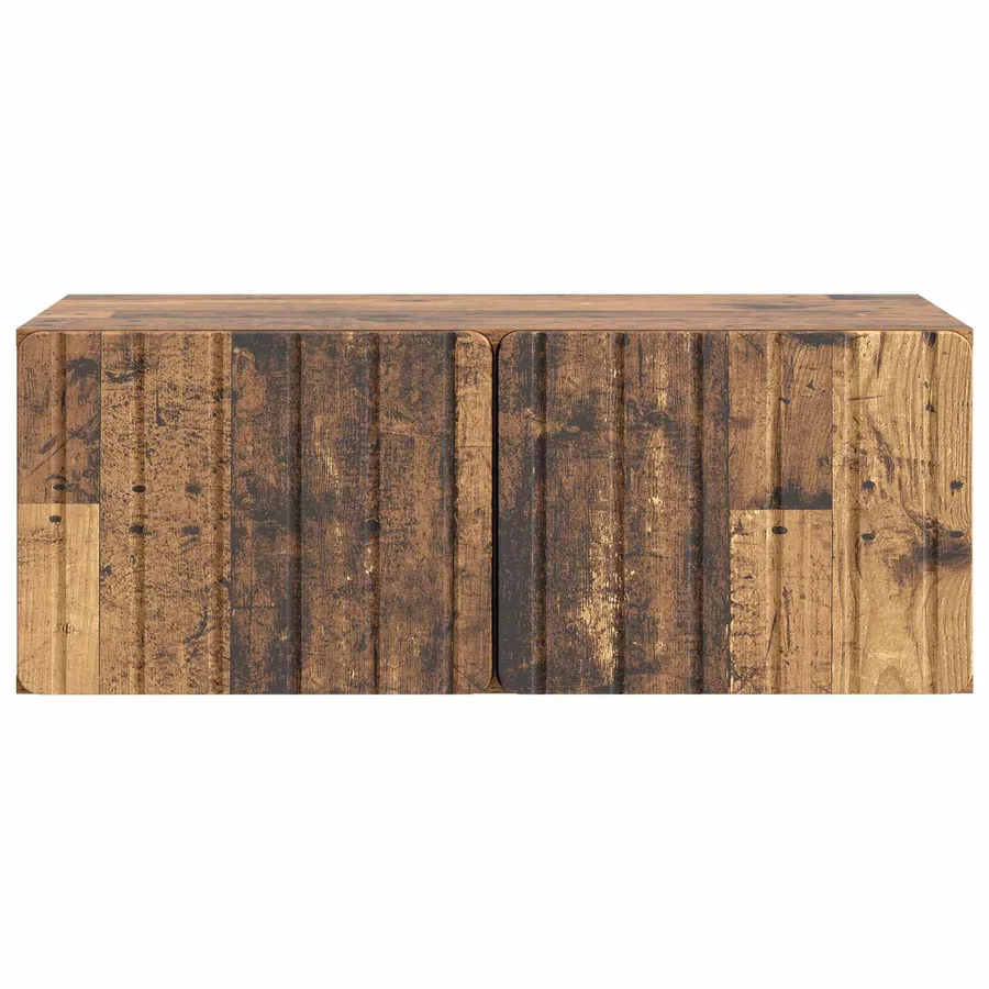 Meuble TV mural 78,5 x 41 x 30 cm Bois ancien Bois d'ingénierie - 6