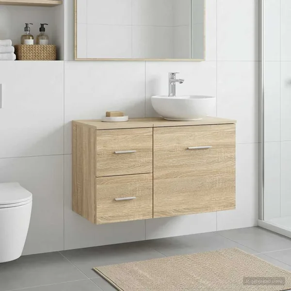 Meuble de Salle de Bain In-between Chêne Sonoma 30 x 41 x 50 cm