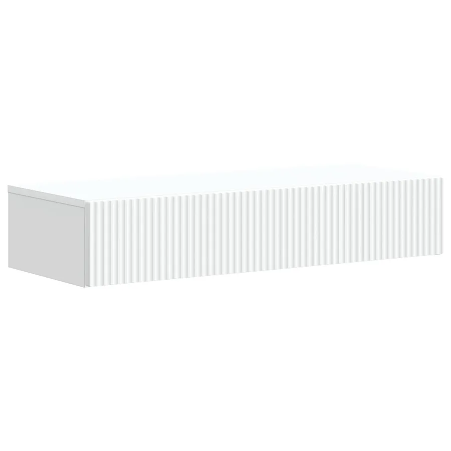 Table d'appoint murale Blanc 87,5 x 34,5 x 17 cm - 2