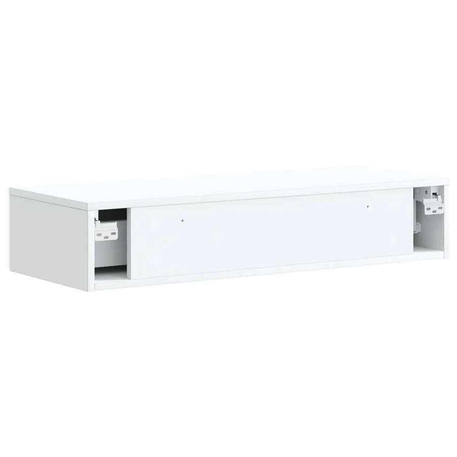 Table d'appoint murale Blanc 87,5 x 34,5 x 17 cm - 7