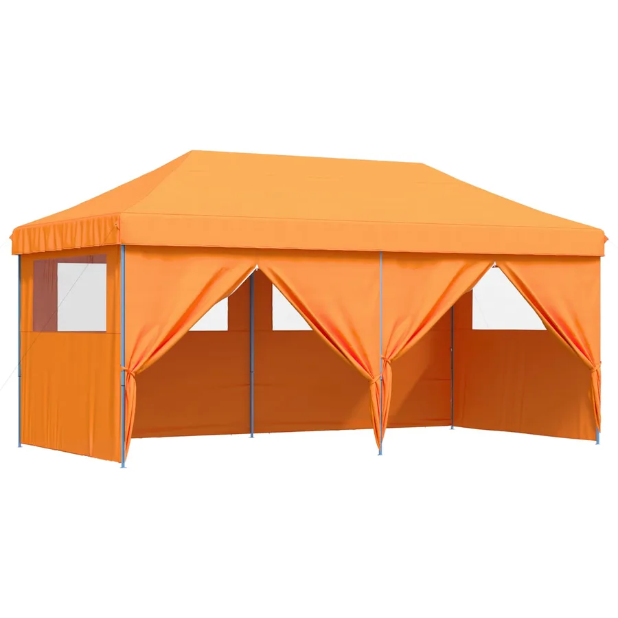 Tente de fête Orange 292 x 580 x 315 cm Tissu Oxford - 2