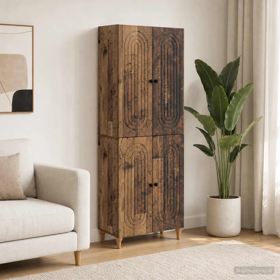 Ensemble de Meubles 2 pcs 66 x 34,5 x 90 cm Bois d'ingénierie